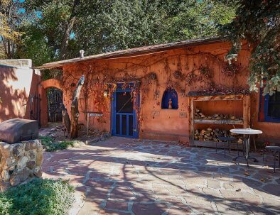 Courtyard to taos bed and breakfast